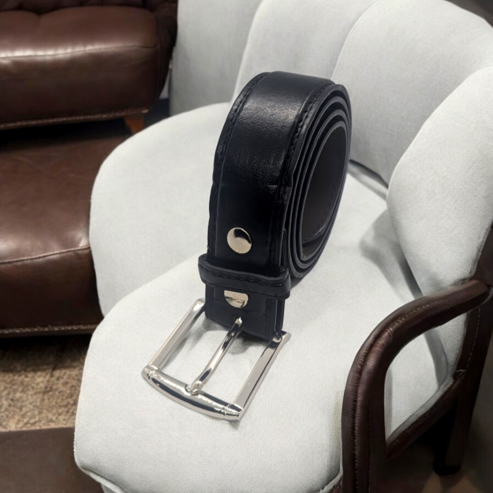 GENUINE LEATHER BLACK BELT